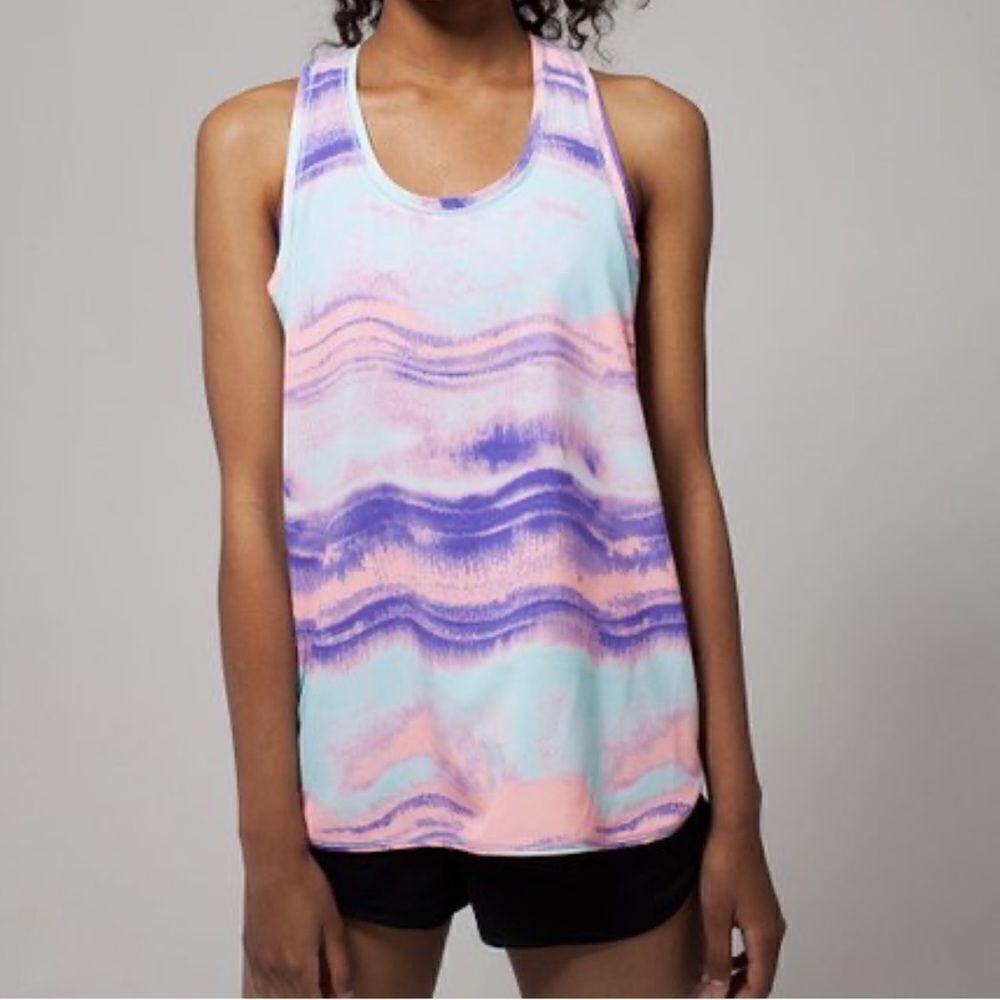 Ivivva by Lululemon Sun Sprinter Singlet Athletic Racerback Tank Top - 12